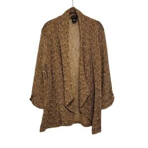 Katie K Cardigan Brown Tan Size M Lagenlook